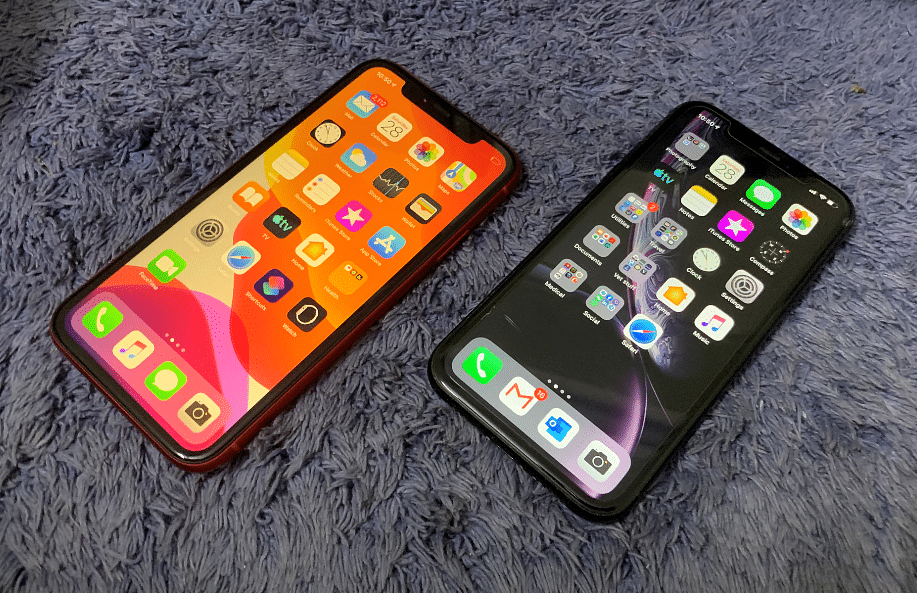 [From left to right] Apple iPhone 11 and the iPhone XR (DH Photo/Rohit KVN)