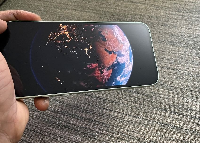 Netflix Our Planet played on Apple iPhone 12. Credit: DH Photo/KVN Rohit