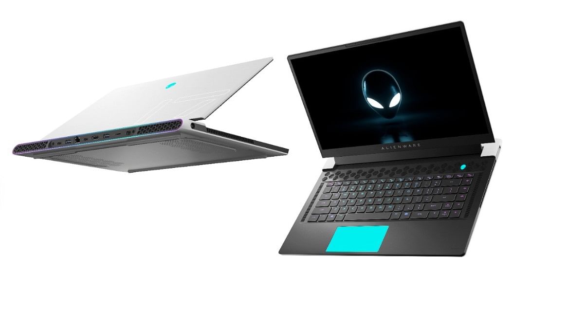 The new Alienware X15 and X17 series laptops. Credit: Dell