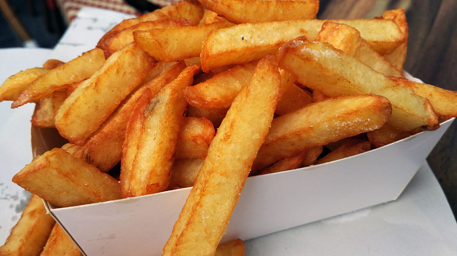 French fries with Allumette cut, Picture credit: en.wikipedia.org/ Popo le Chien