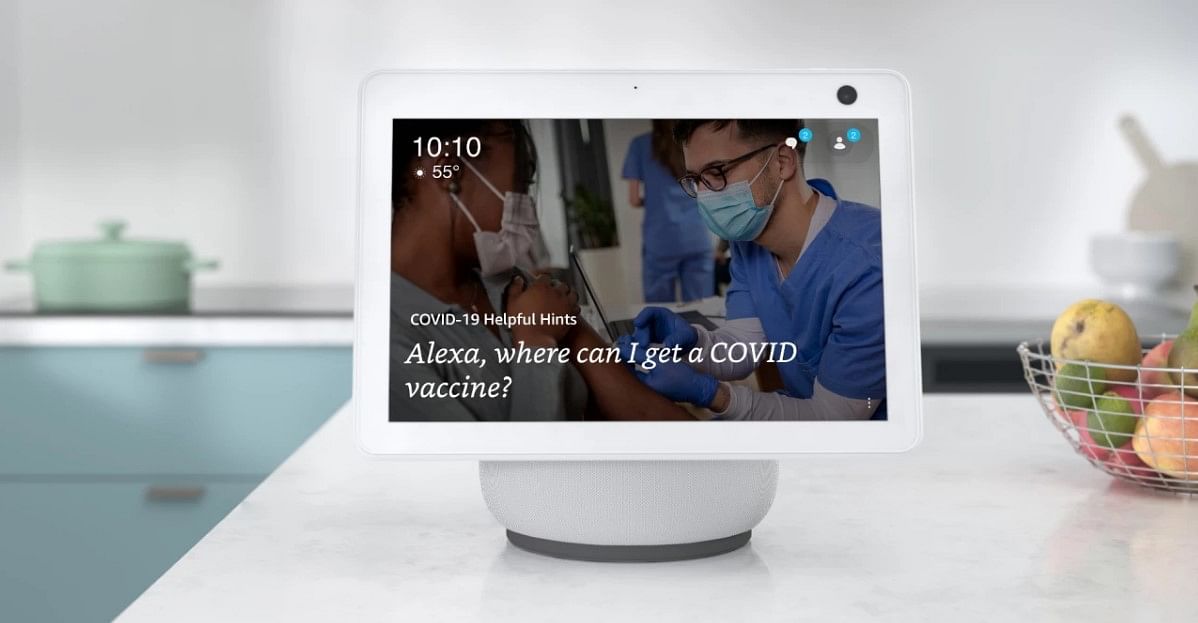 Alexa can help you find the nearest Covid-19 vaccine centres in India. Picture Credit: Amazon