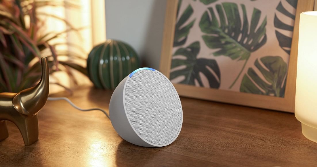 Amazon Echo Pop smart speakers.