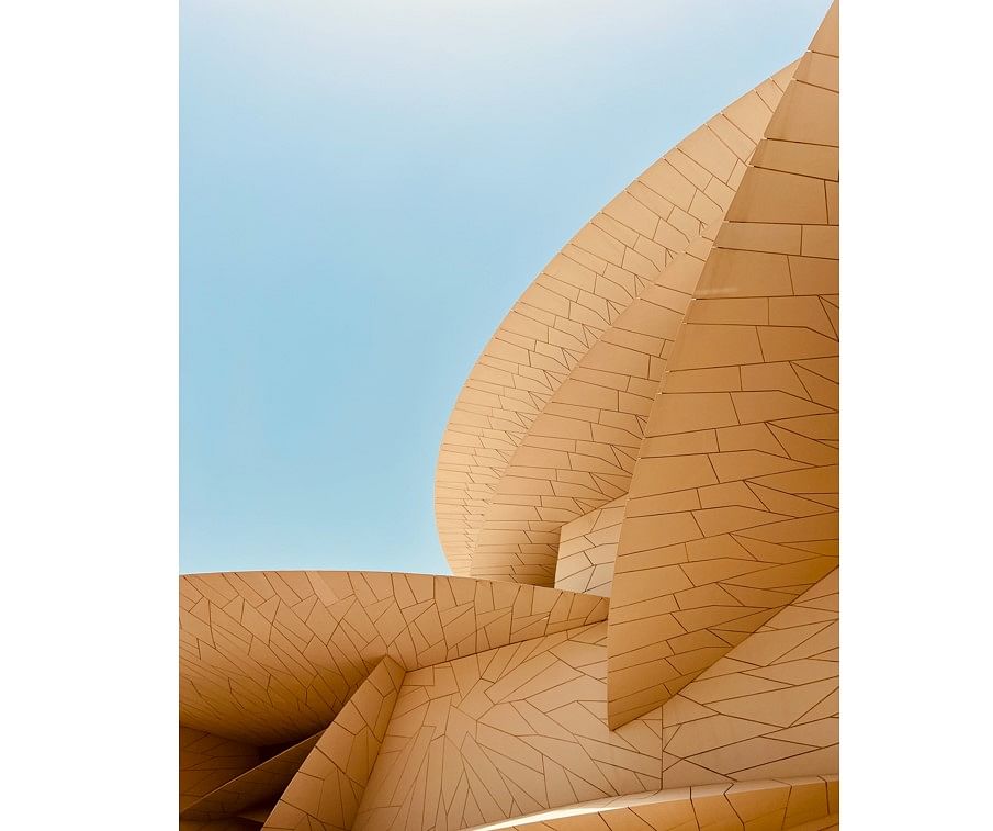 Photo of the National Museum at Doha, Qatar captured by Apeksha Maker. Credit: Apple