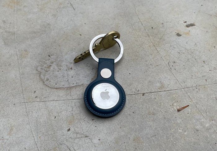 Apple AirTags accessory. Credit: DH Photo/KVN Rohit