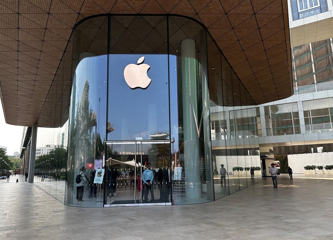 Apple BKC Store opened to the public in Mumbai on April 18. Credit: DH Photo/KVN Rohit