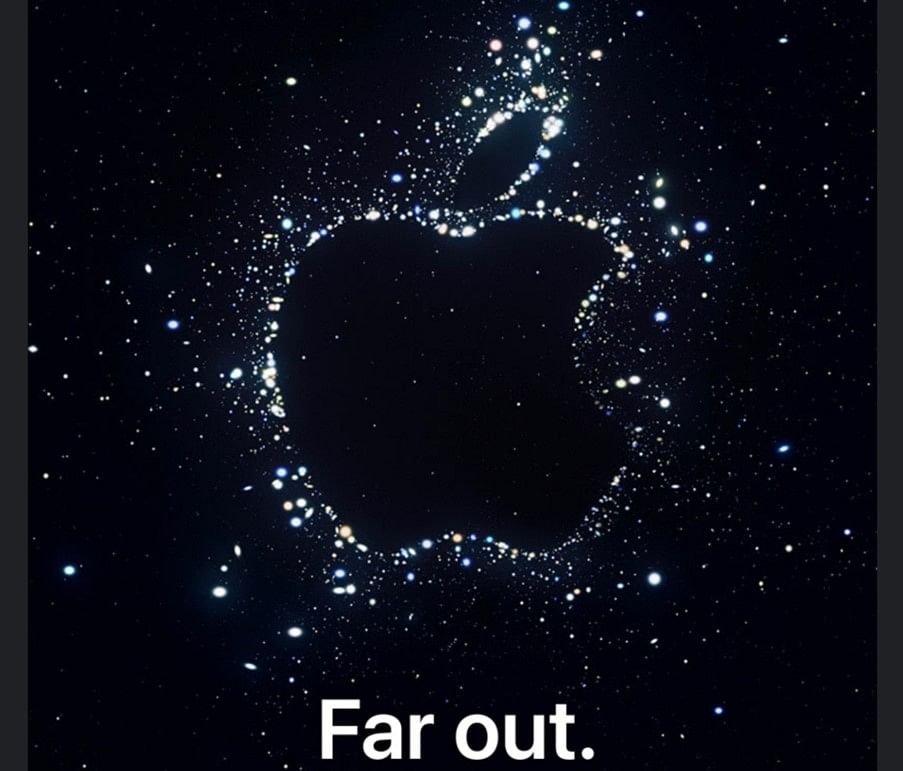 Far out event teaser. Credit: Apple