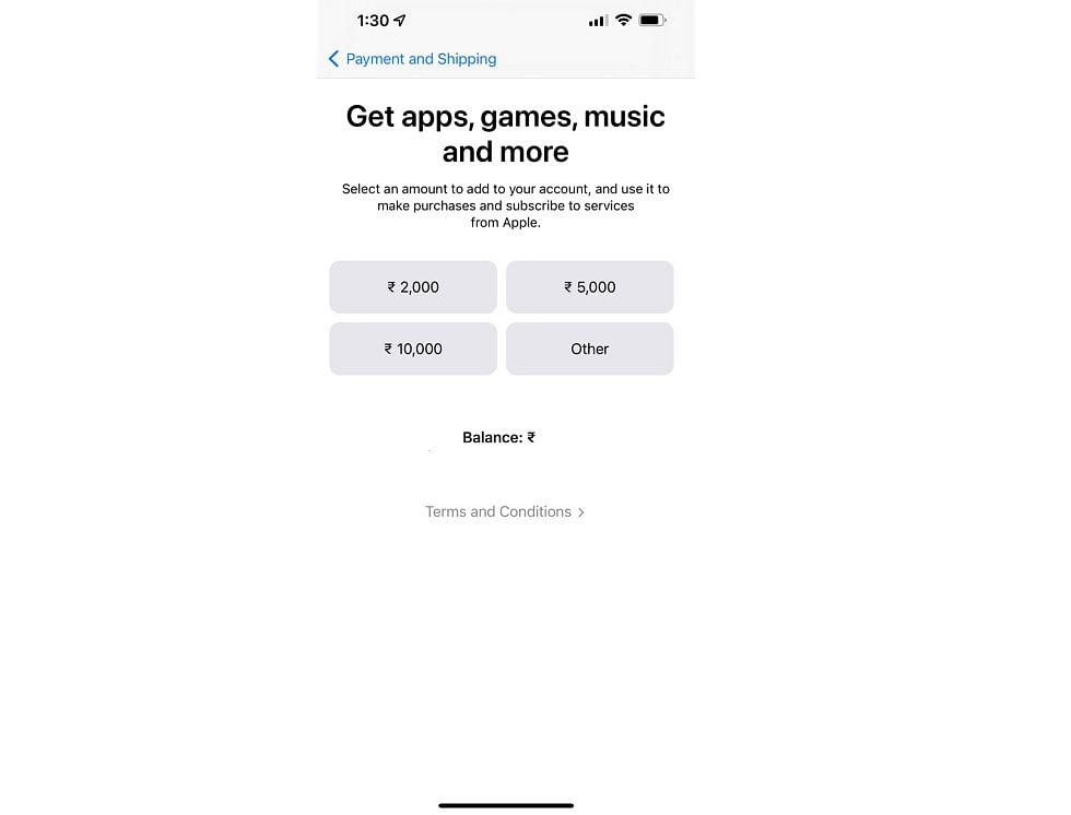 Apple ID balance (screen-grab)