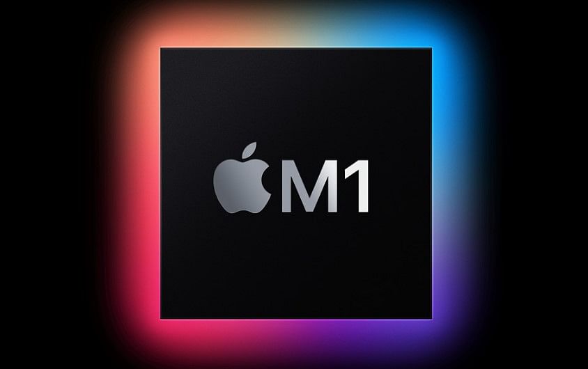 The new M1 Silicon chip. Credit: Apple