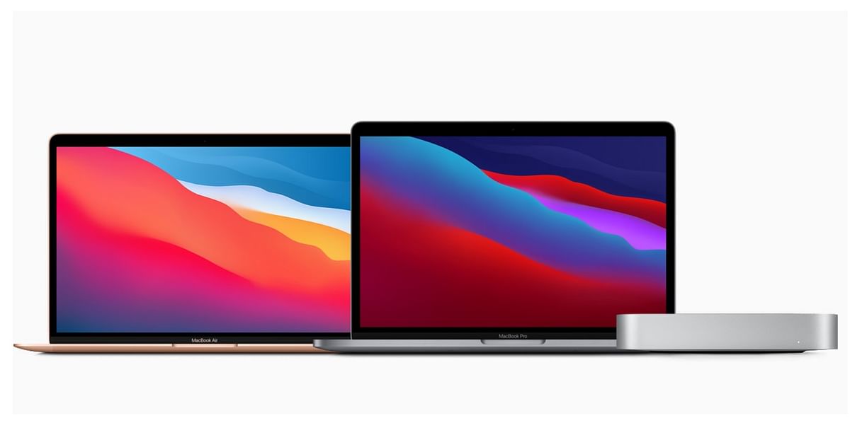 New Apple M1 Silicon-based MacBook Pro, Air, and Mac mini. Credit: Apple