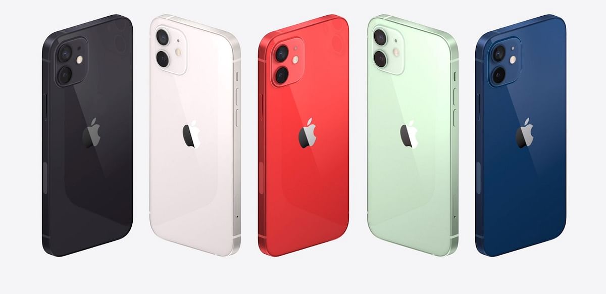 The new iPhone 12 colour line-up. Credit: Apple