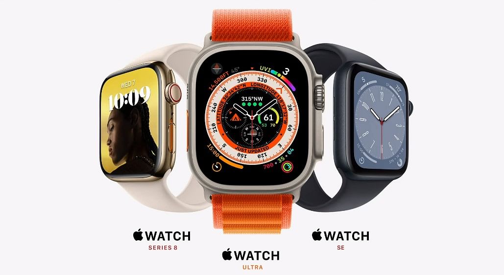 Apple Watch 8, Ultra and SE series. Credit: Apple