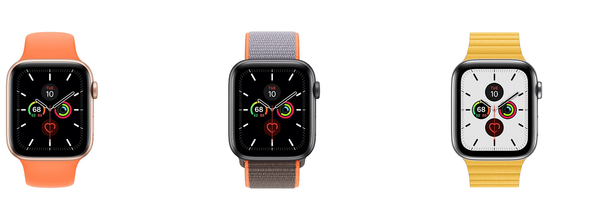 Apple Watch Series 5. Credit: Apple