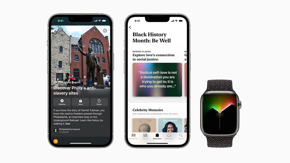 Apple is celebrating Black History Month with a special focus on Black health and wellness through a variety of exclusive content and collections across products and services. Credit: Apple