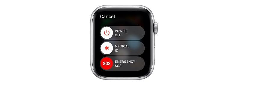 Apple Watch Emergency SOS feature. Credit: Apple