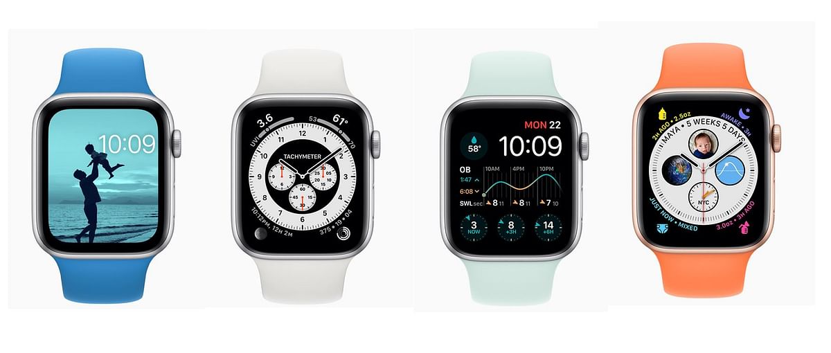New Watch faces coming in watchOS 7. Credit: Apple
