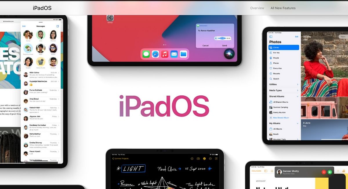 Apple iPadOS 14. Credit: Apple