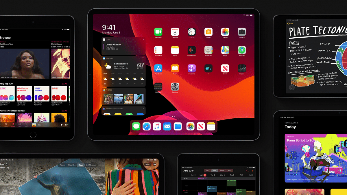 The new iPadOS; picture credit: Apple