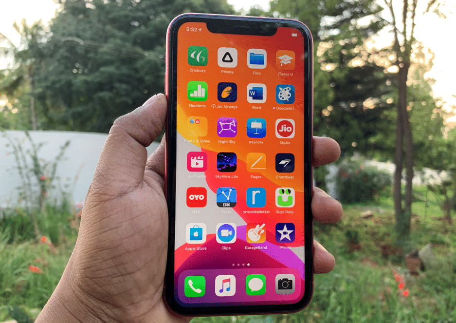 Apple iPhone 11 (PRODUCT) RED. Credit: DH Photo/KVN Rohit