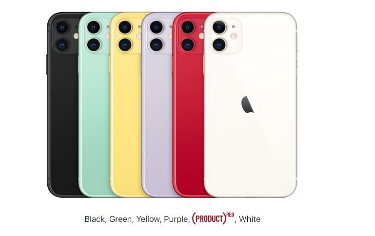 Apple iPhone 11 series colour options (Photo Credit: Apple)