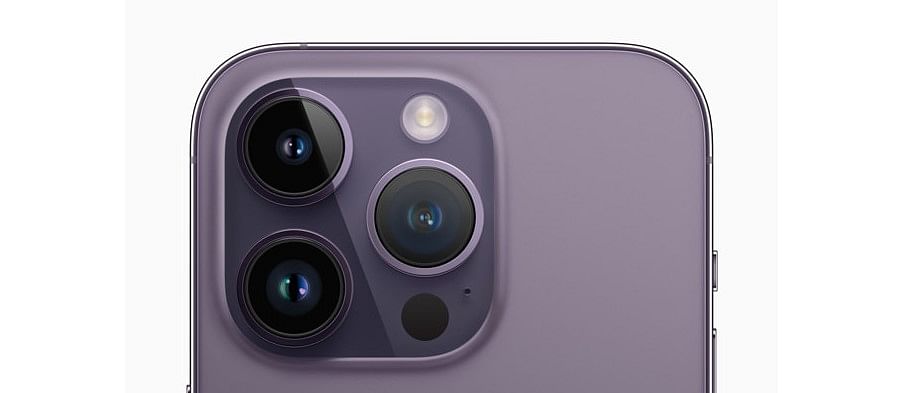 The new iPhone 14 Pro series comes with improved camera hardware. Credit: Apple