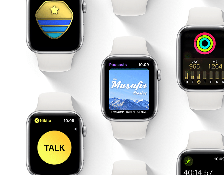 watchOS interface; picture credit: Apple