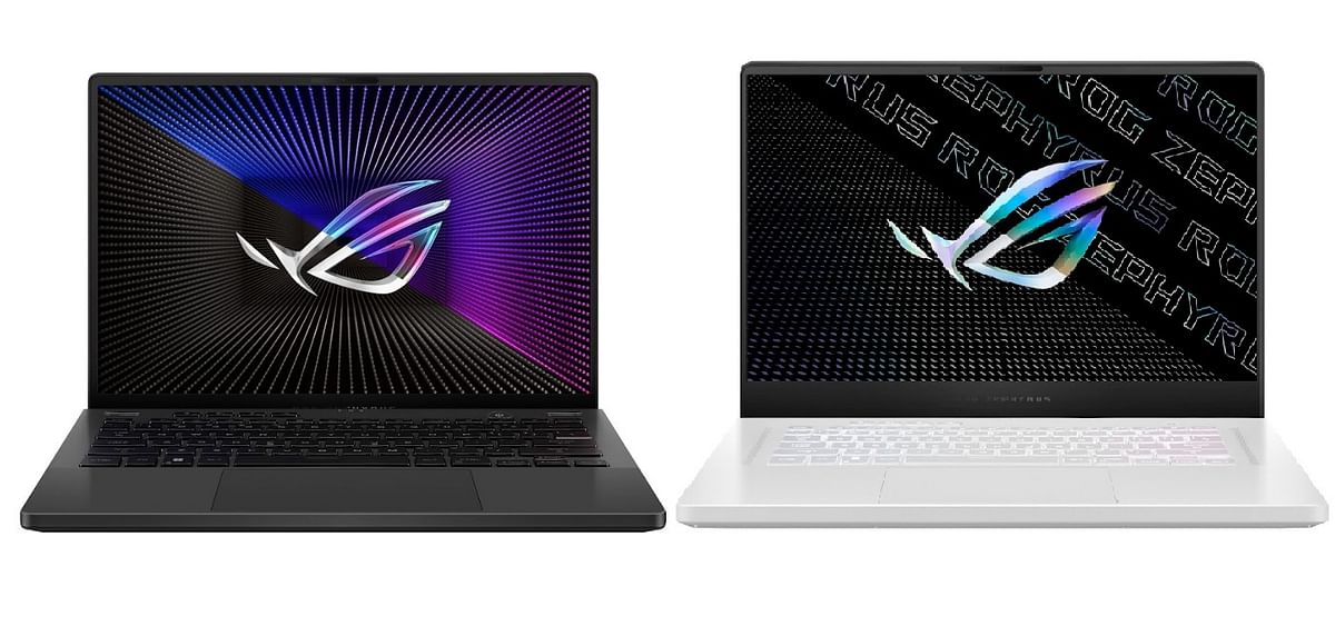 Asus ROG G14 (left) and G15 (right) series. Credit: Asus