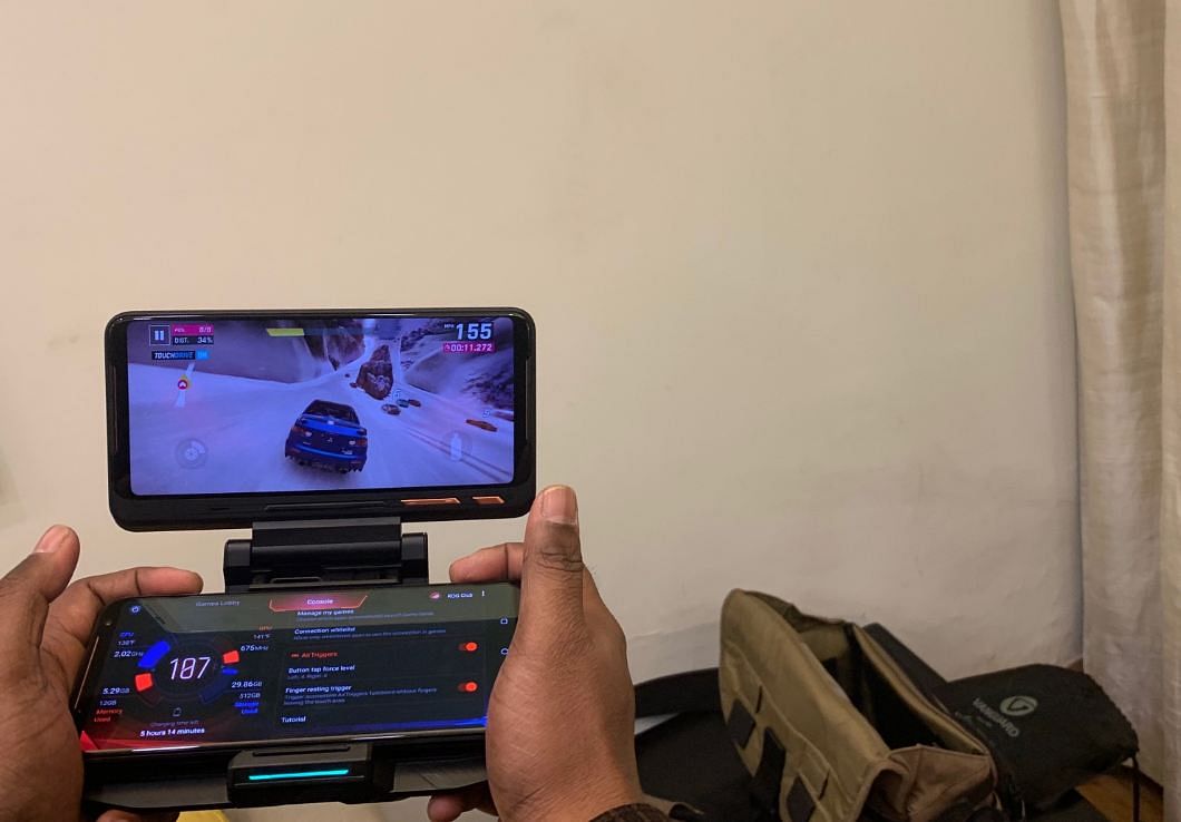 Asus ROG Phone 2 with TwinView Dock; DH Photo/Rohit KVN