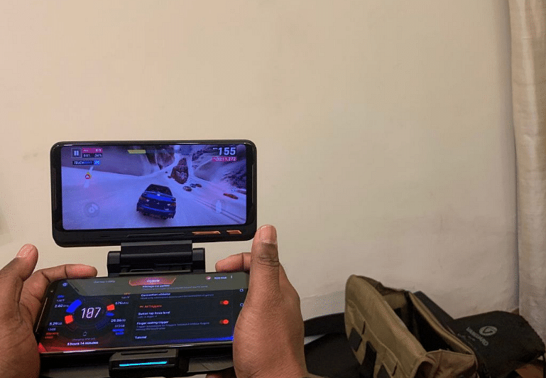 Asus ROG Phone 2 with gamepad accessory (DH Photo/RohitKVN)