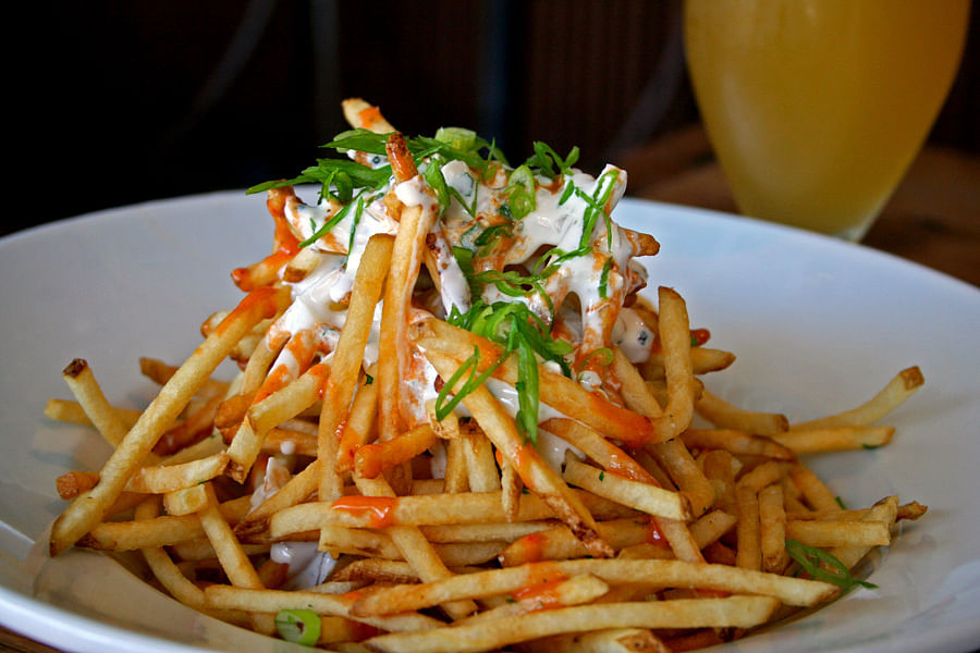French fries made with Batonnet cut potatoes, Picture credit: en.wikipedia.org/ simmsrestaurants - Blue Cheese Haystack