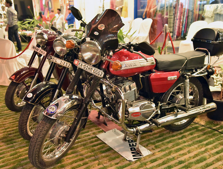 Old two-stroke Jawa bikes. Janardhan BK/ DH Photo