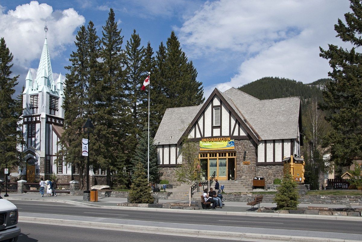 Town Church at Banff, Canada