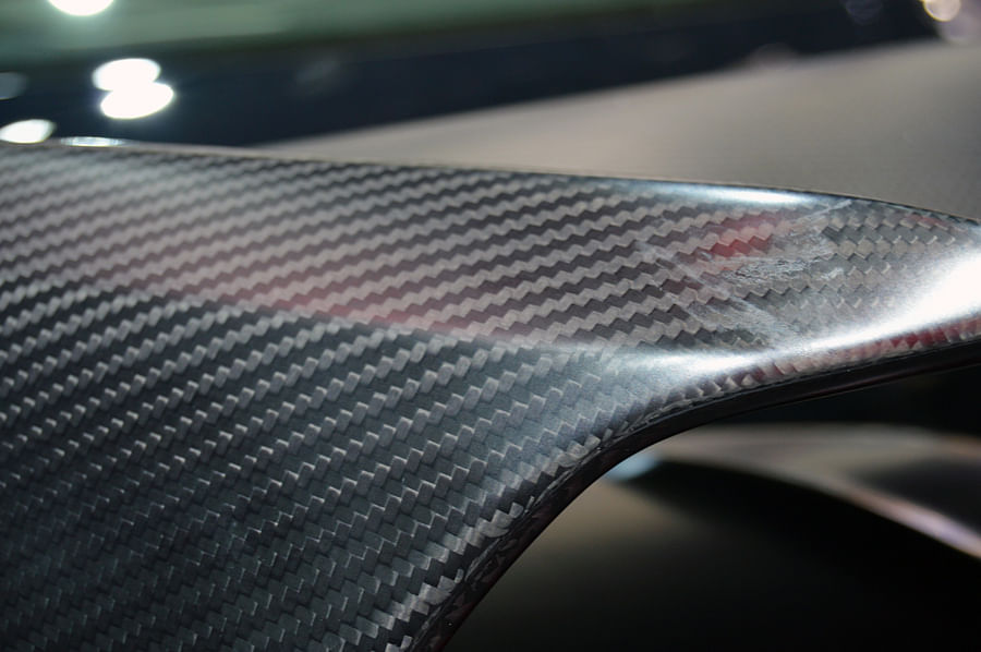 Carbon fibre panel on road car. Picture credit: www.flickr.com/ Yahya S