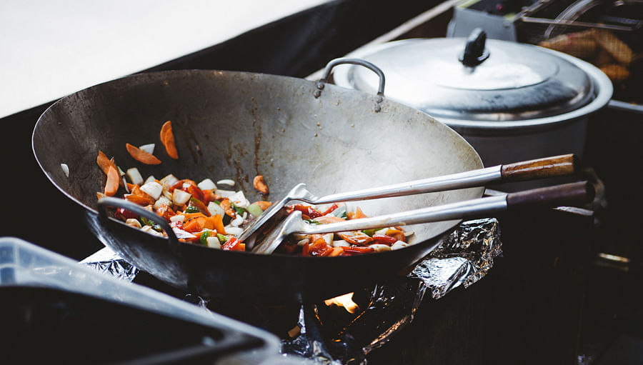 Carbon steel wok. Picture credit: pexels.com/ Clem Onojeghuo