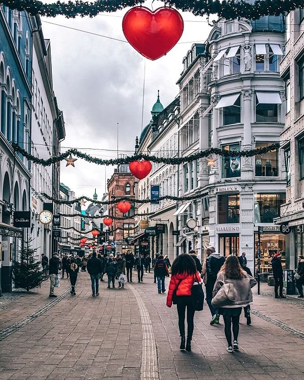 Christmas streets in Copenhagen. PHOTO BY Martin Heiberg