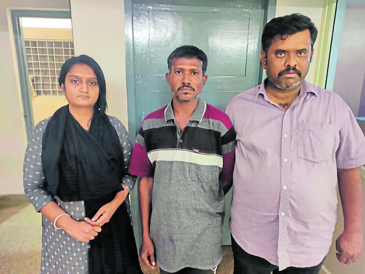 The accused (from left) Swati, Yogesh and Ramesh were arrested by the police a day after the incident, on March 19.