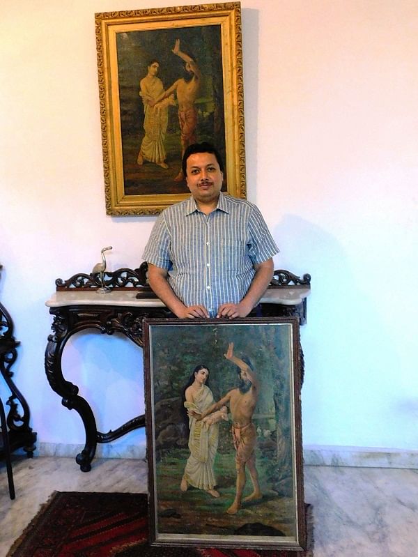 Lithograph collector Ganesh V Shivaswamy