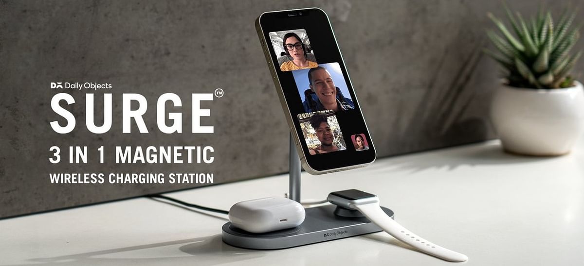 DailyObjects Surge 3-In-1 Magnetic Wireless Charging Station (official website)