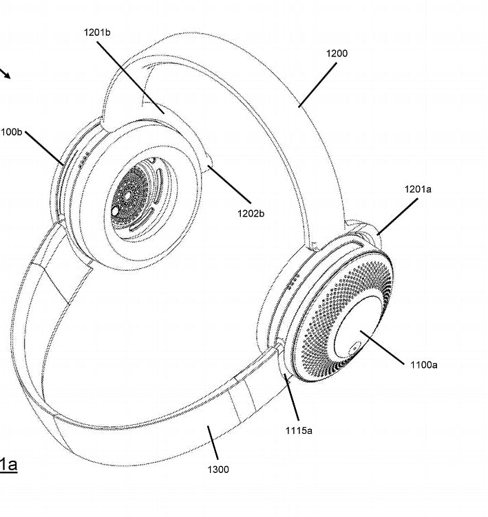 Dyson's patent for smart headphone with air purifier technology (Credit: United Kingdom Intellectual Property Office)