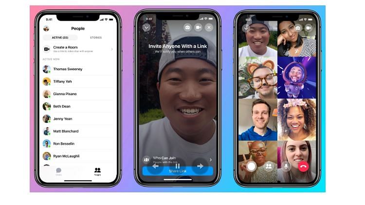 Messenger Rooms now available for Apple iPhones (Picture credit: Facebook)