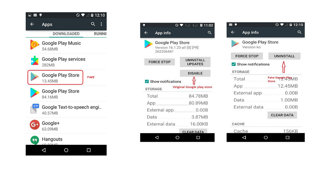 How to detect a fake Google Play store app (Picture credit: Quick Heal Security Lab)