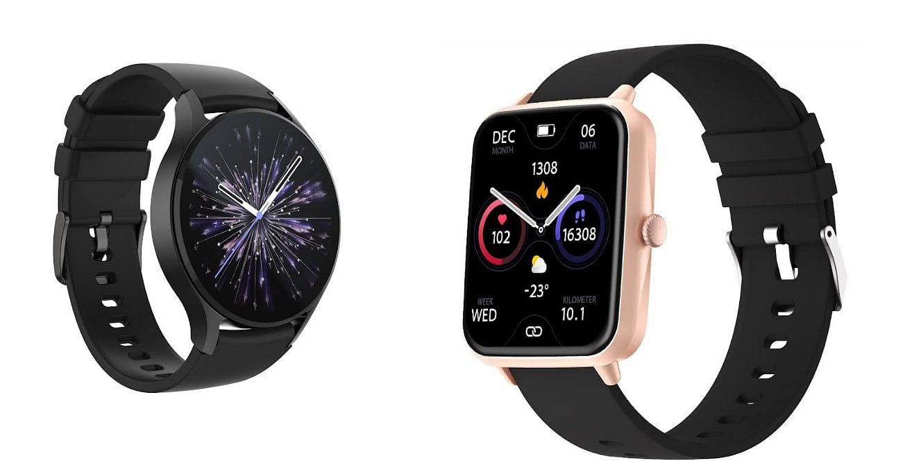 Fire-Boltt Atom (left) and Ninja Call Pro (right)