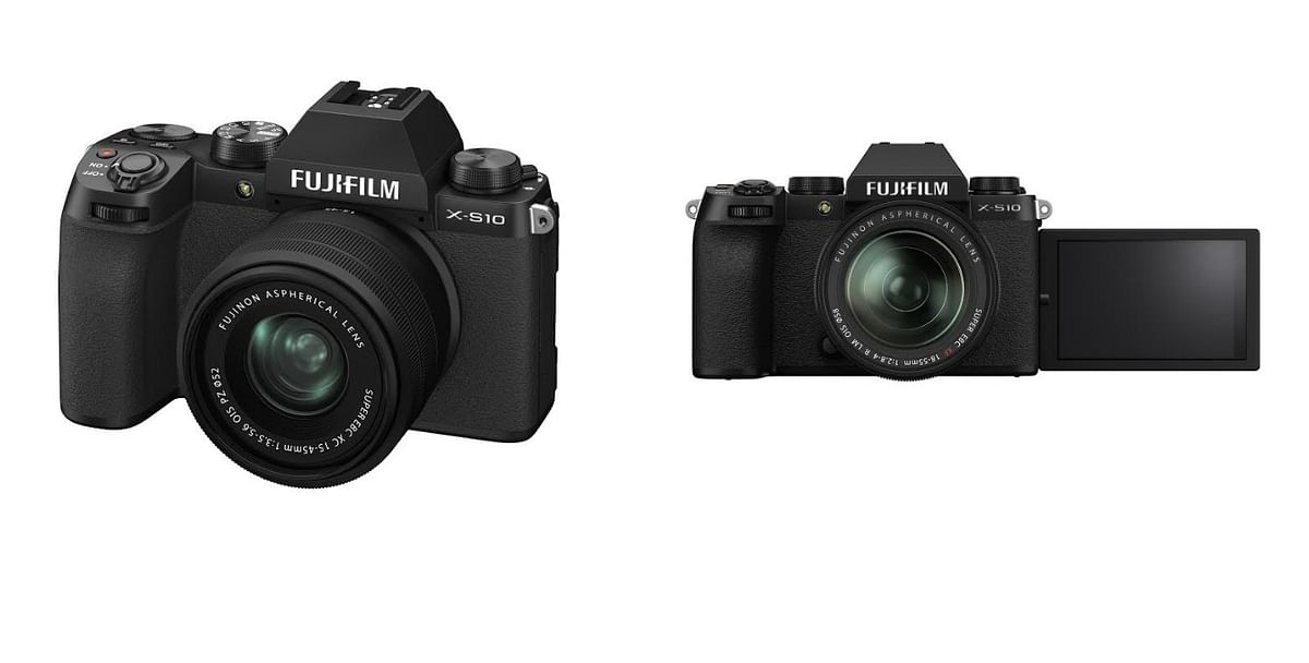 The new X-S10 camera. Credit: Fujifilm