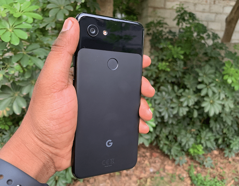 Pixel 3a back panel; picture credit: KVN Rohot/DH Photo