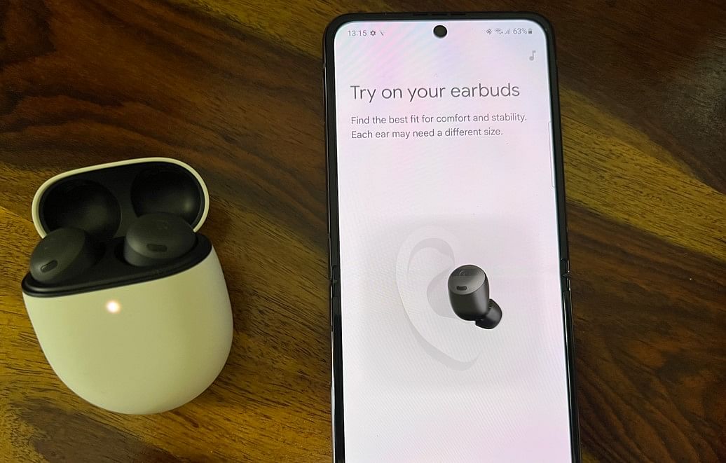 With Pixel Buds app, users can test whether the earbuds comfortably fit their ears.
