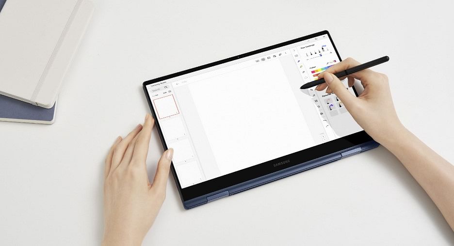 The new Galaxy Book Pro 360 series. Credit: Samsung