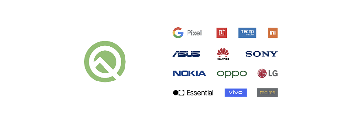 14 mobile manufacturers have joined Google's Android Q beta programme; picture credit: Google