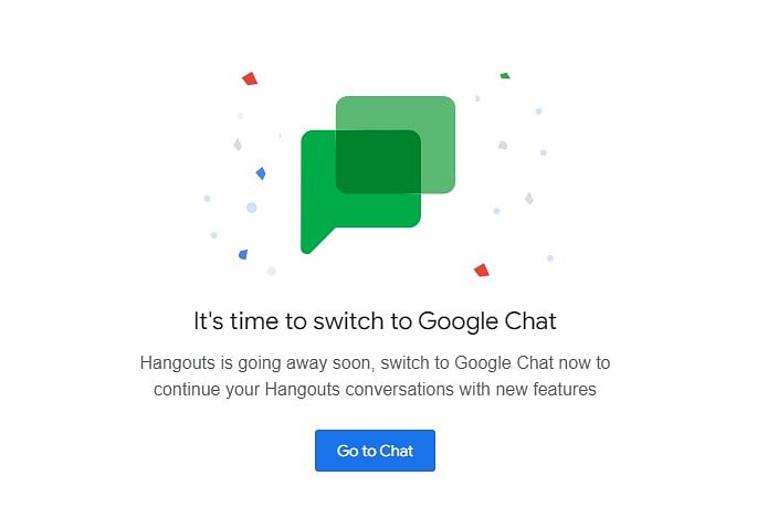 Google Chat will soon replace the Hangouts app. Credit: Google