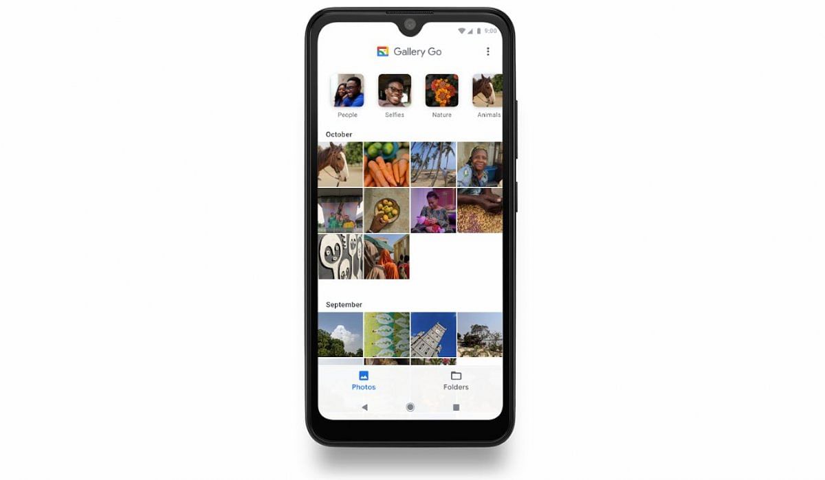 Google Gallery Go app for Android phones; picture credit: Google