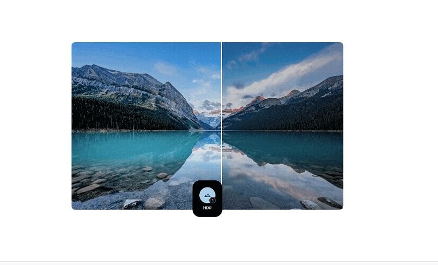 Google's HDR Effect feature. Credit: Google