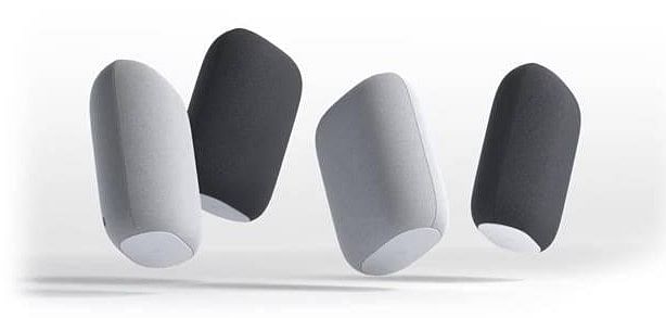 Nest Audio in Chalk and Charcoal colours. Credit: Google